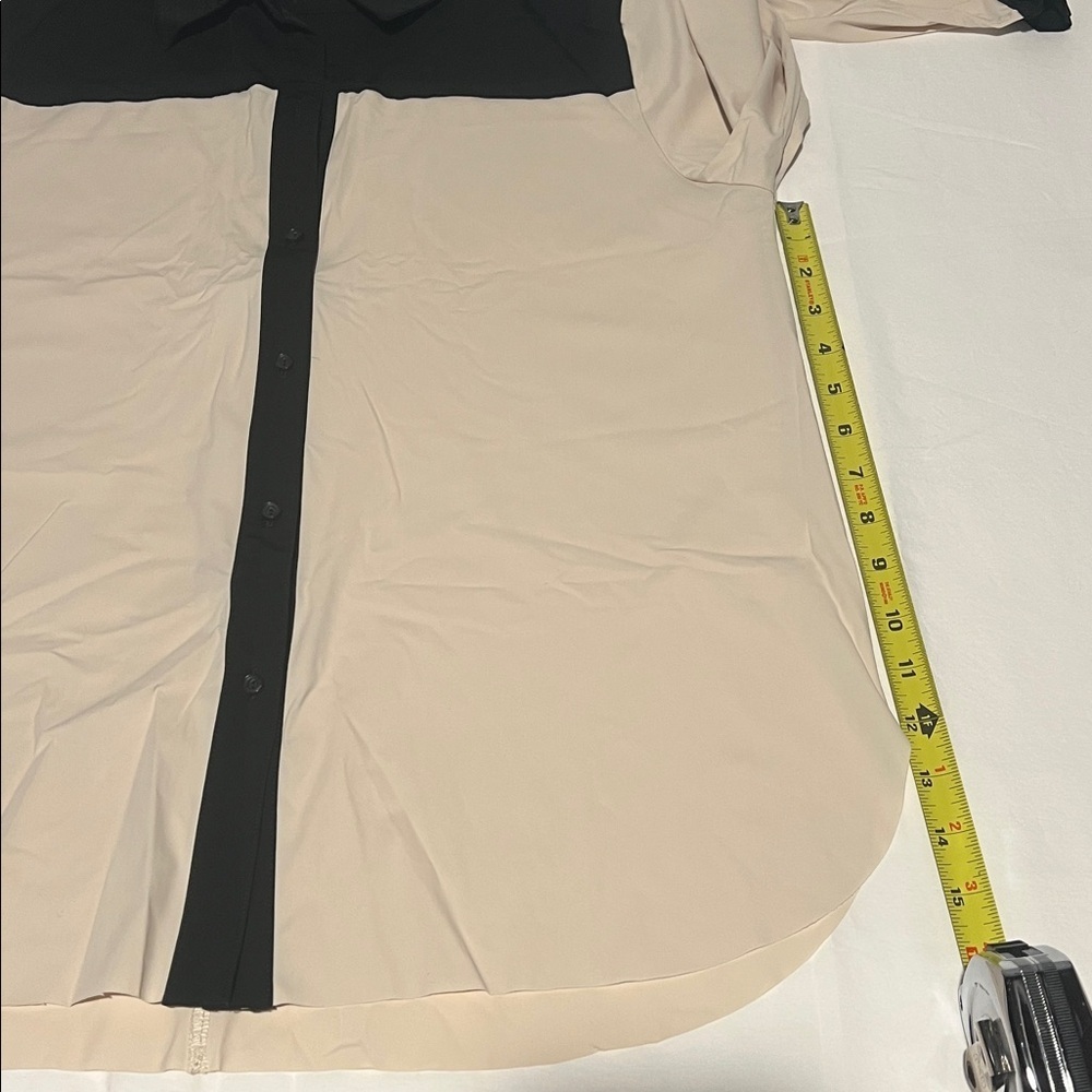 Lysse Black and Cream Button Down Shirt - Picture 6 of 6